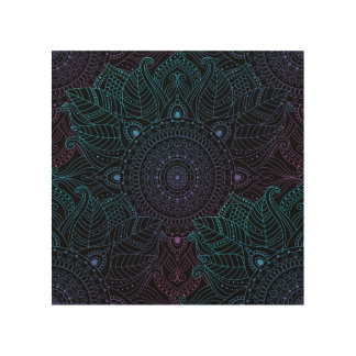 Arabesque Bliss: Oriental Mandala Magic Wood Wall Art