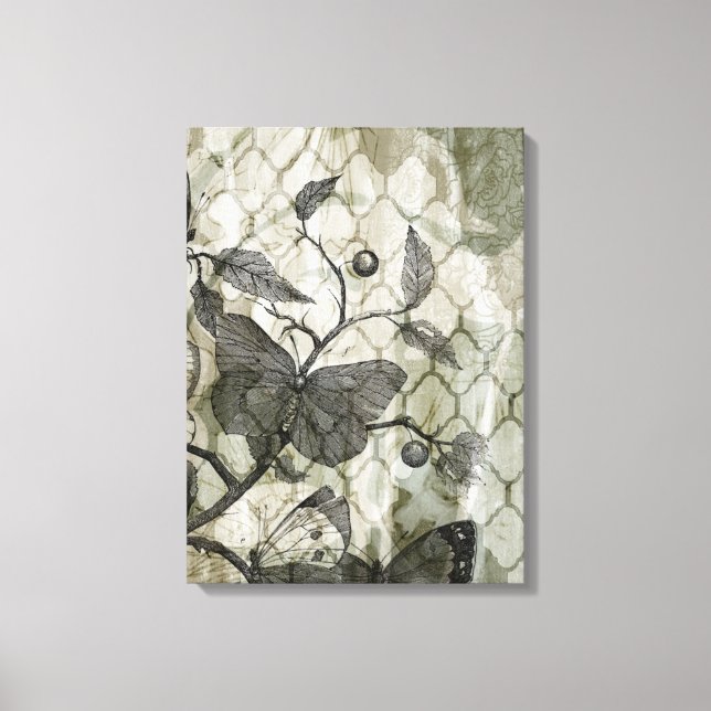Arabesque Butterflies I Canvas Print (Front)