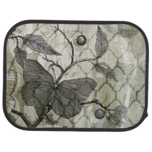 Arabesque Butterflies I Car Floor Mat