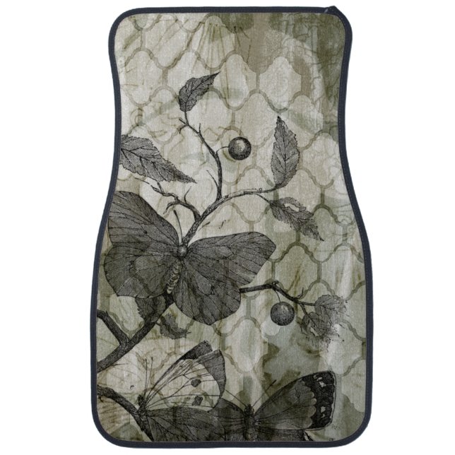 Arabesque Butterflies I Car Mat (Front)