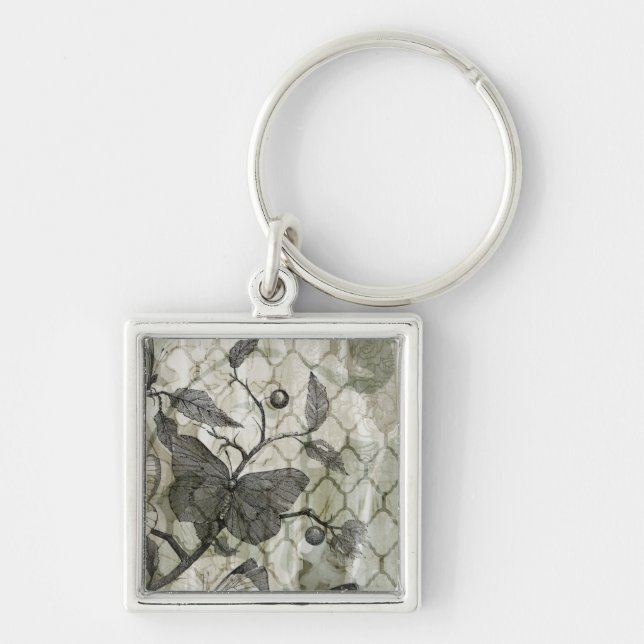 Arabesque Butterflies I Keychain (Front)