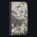 Arabesque Butterflies I Wallet Phone Case For Samsung Galaxy S4<br><div class="desc">Butterflies & Insects</div>