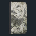 Arabesque Butterflies I Wallet Phone Case For Samsung Galaxy S4<br><div class="desc">Butterflies & Insects</div>