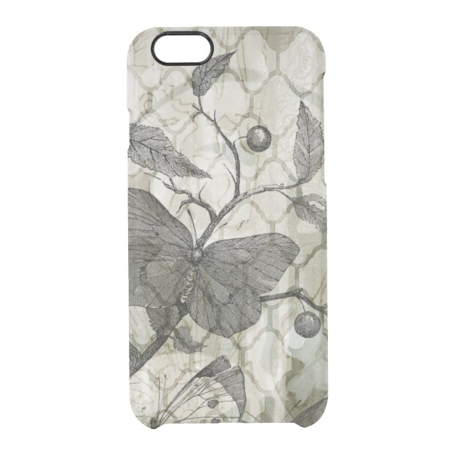 Arabesque Butterflies I Uncommon iPhone Case (Back)