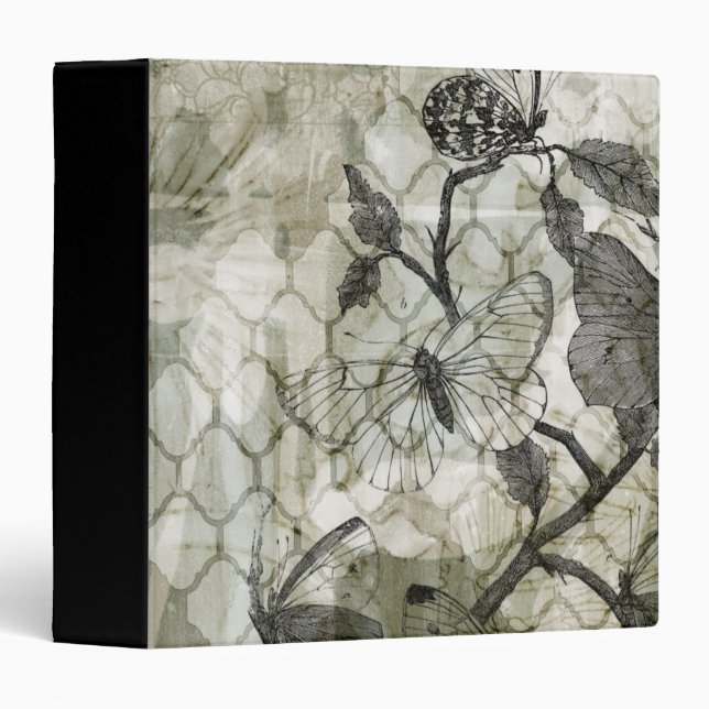 Arabesque Butterflies II Binder (Front/Spine)
