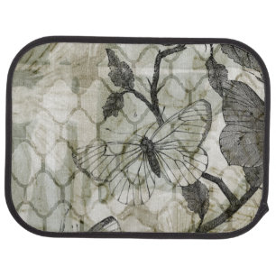Arabesque Butterflies II Car Mat