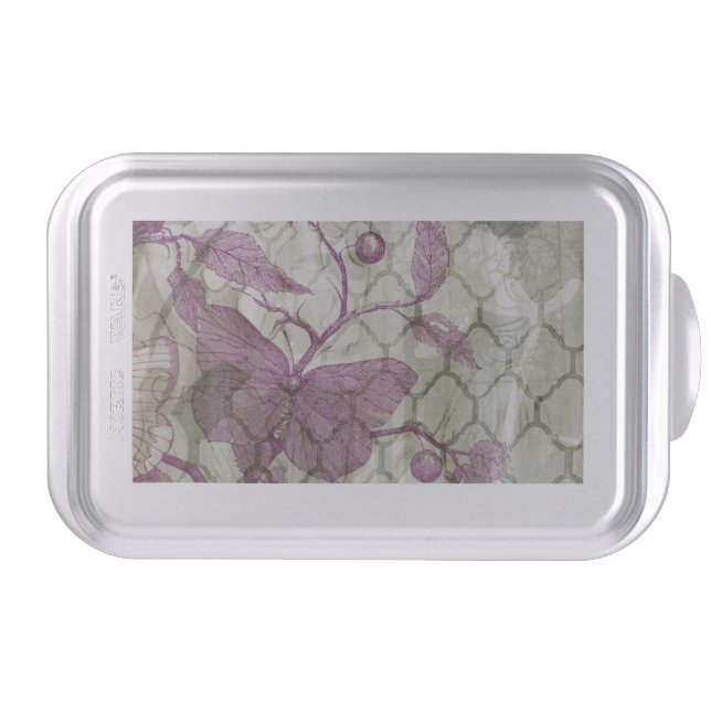 Arabesque Butterflies III Cake Pan (Front)