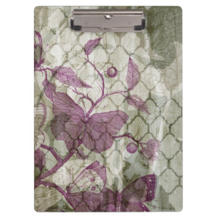 Arabesque Butterflies III Clipboard