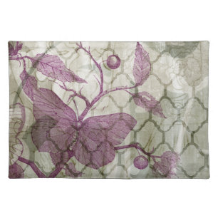 Arabesque Butterflies III Cloth Placemat