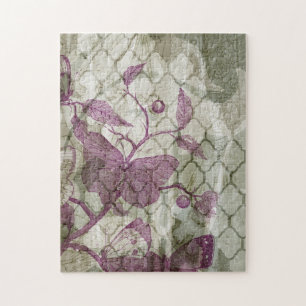 Arabesque Butterflies III Jigsaw Puzzle