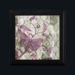 Arabesque Butterflies III Keepsake Box<br><div class="desc">Animals</div>