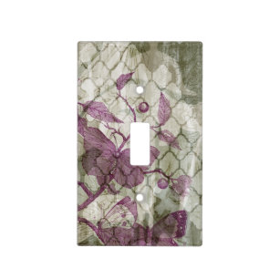 Arabesque Butterflies III Light Switch Cover