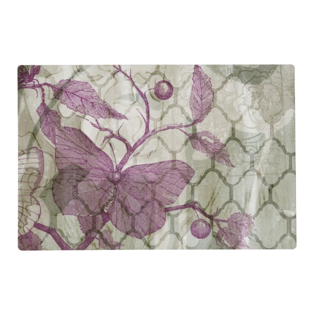 Arabesque Butterflies III Placemat (Front)