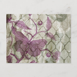 Arabesque Butterflies III Postcard