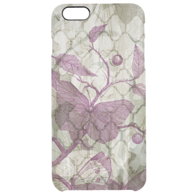 Arabesque Butterflies III Uncommon iPhone Case (Back)