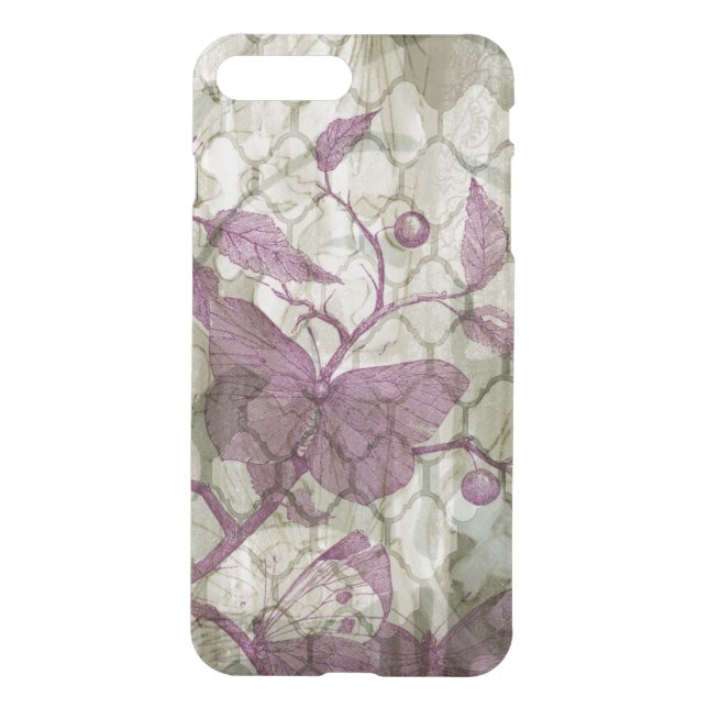 Arabesque Butterflies III Uncommon iPhone Case (Back)