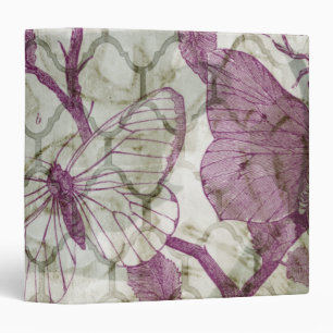 Arabesque Butterflies IV Binder