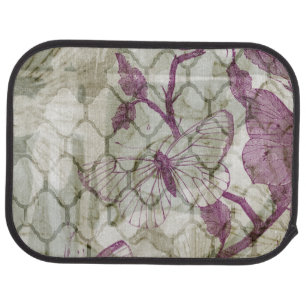 Arabesque Butterflies IV Car Floor Mat