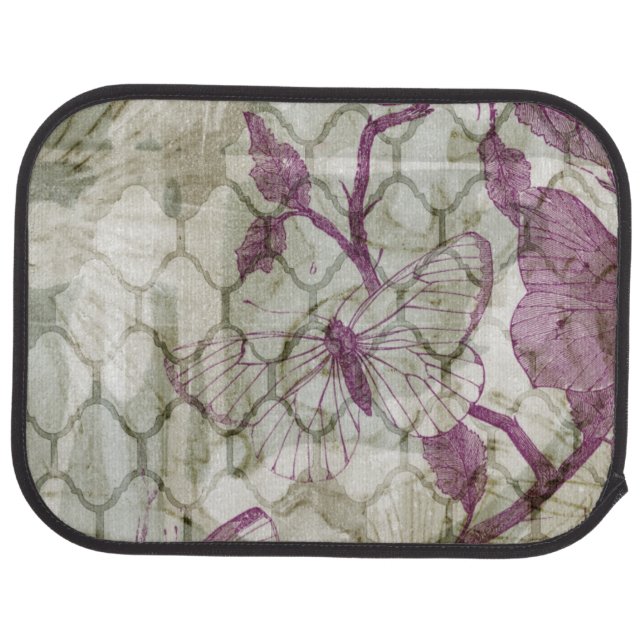 Arabesque Butterflies IV Car Floor Mat (Rear)
