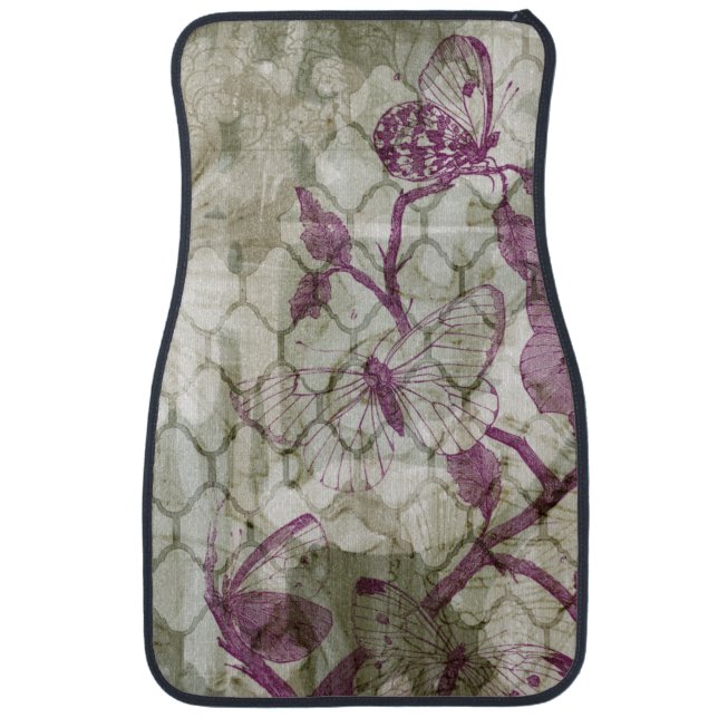 Arabesque Butterflies IV Car Mat (Front)