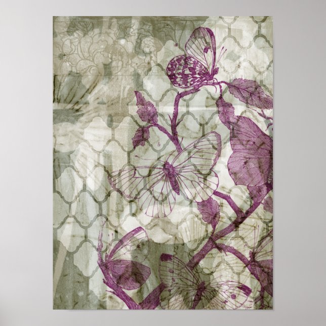 Arabesque Butterflies IV Poster (Front)