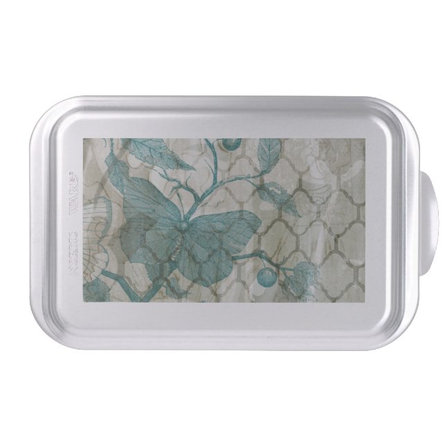 Arabesque Butterflies V Cake Pan (Front)