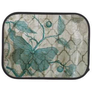 Arabesque Butterflies V Car Floor Mat