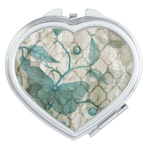 Arabesque Butterflies V Compact Mirror