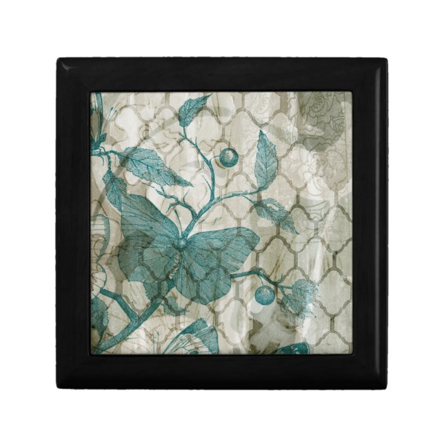 Arabesque Butterflies V Jewelry Box (Front)
