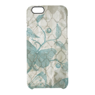 Arabesque Butterflies V Clear iPhone 6/6S Case