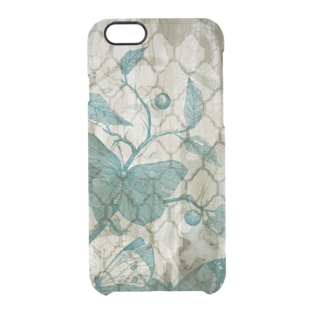 Arabesque Butterflies V Uncommon iPhone Case (Back)