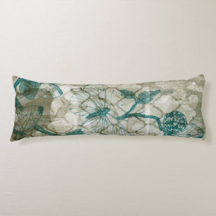 Arabesque Butterflies VI Body Pillow
