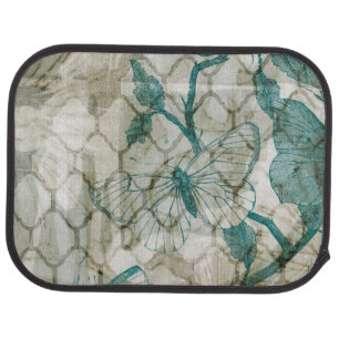 Arabesque Butterflies VI Car Floor Mat