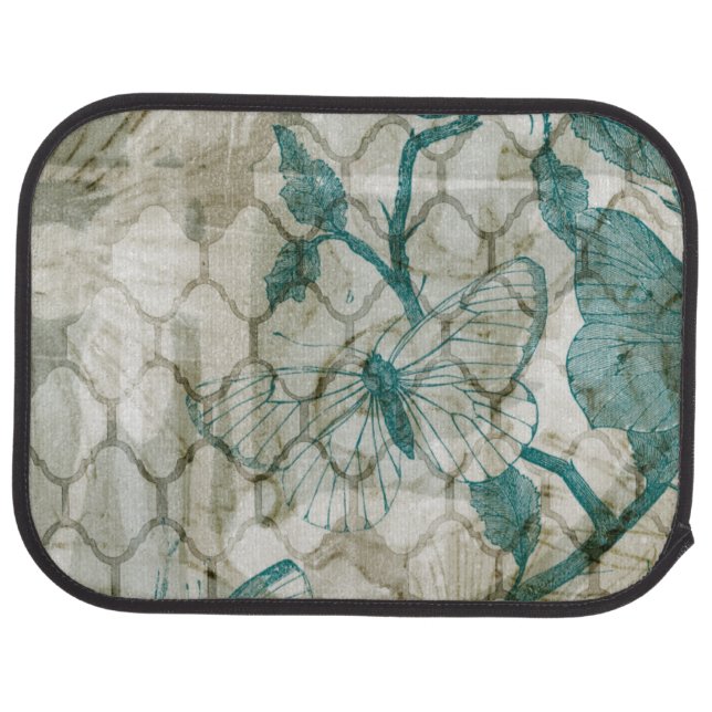 Arabesque Butterflies VI Car Floor Mat (Rear)