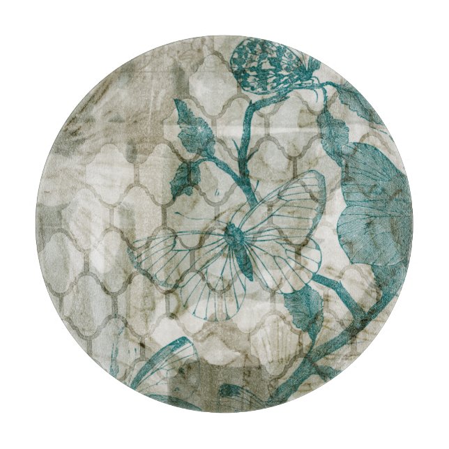 Arabesque Butterflies VI Cutting Board (Front)