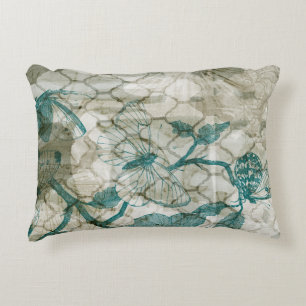 Arabesque Butterflies VI Decorative Pillow