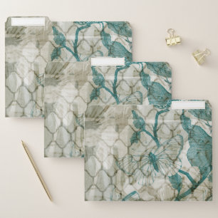 Arabesque Butterflies VI File Folder