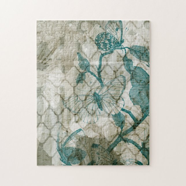 Arabesque Butterflies VI Jigsaw Puzzle (Vertical)