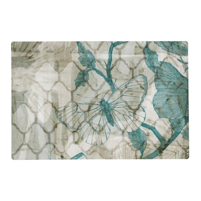 Arabesque Butterflies VI Placemat (Front)