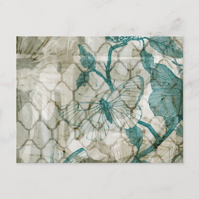 Arabesque Butterflies VI Postcard (Front)