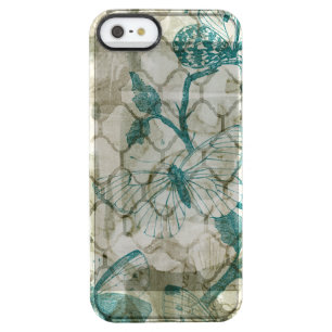 Arabesque Butterflies VI Clear iPhone SE/5/5s Case