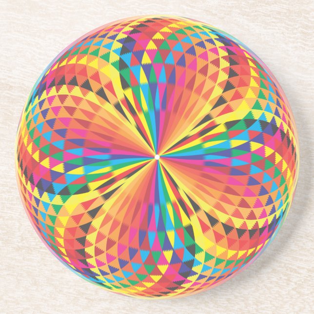 Arabesque colors coaster (Front)