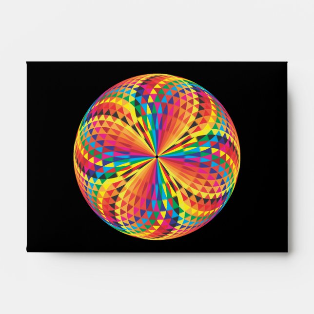 Arabesque colors envelope (Front)