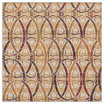 Arabesque damask - brown and camel tan fabric