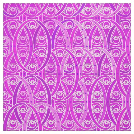 Arabesque damask - lavender and orchid fabric