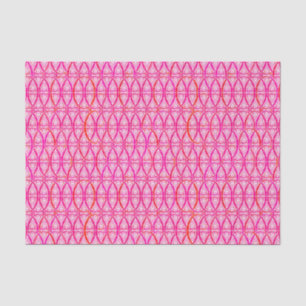 Arabesque damask - strawberry pink tissue paper