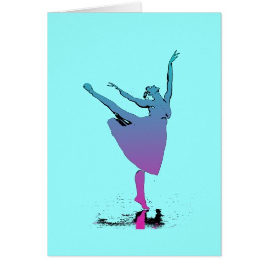 Arabesque Dancer Dances Cards (Front)