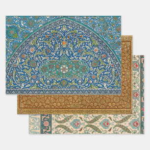 Arabesque Design Wrapping Paper Sheets