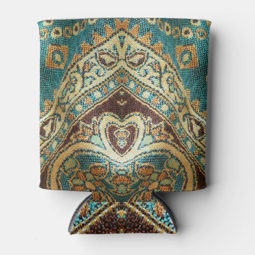 Arabesque Fabric Arabic Oriental Design Can Cooler