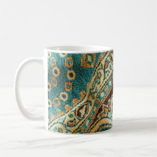 Arabesque Fabric: Arabic Oriental Design Coffee Mug